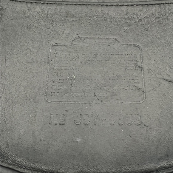 Vintage Coach Black Leather Bucket Crossbody – Glove-Tanned Leather – - Picture 3 of 6